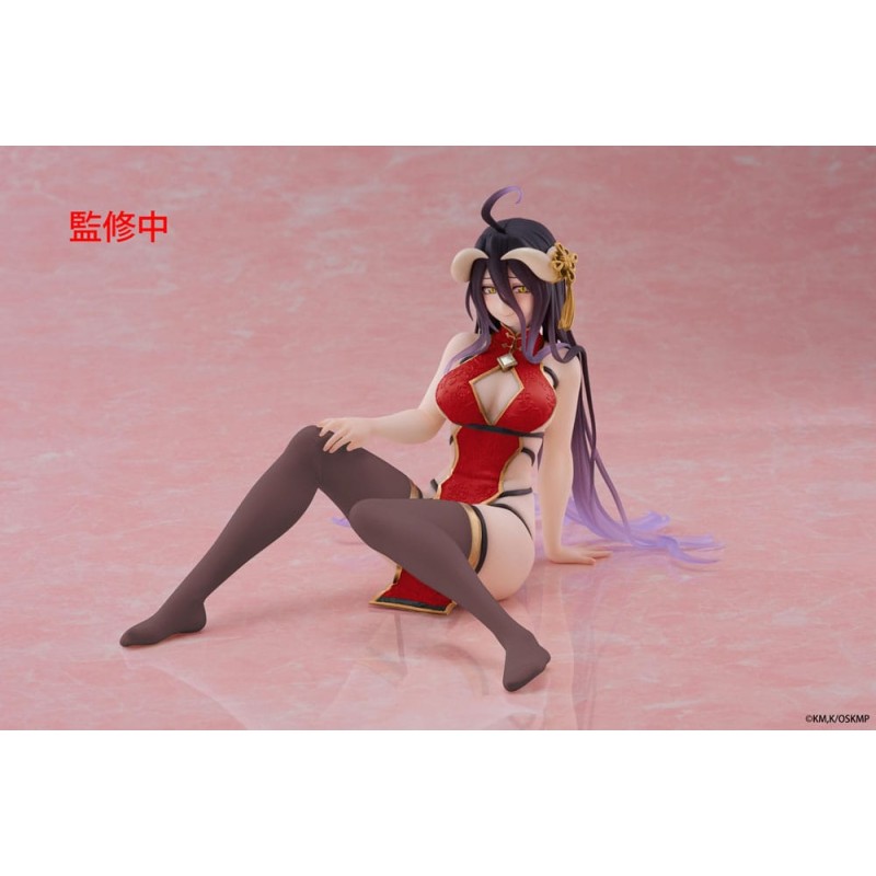 Фигурка Overlord PVC Desktop Cute — Albedo Chinese Dress Ver. Renewal 13 см