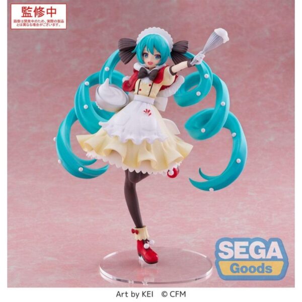 Character Vocal Series 01: Hatsune Miku Luminasta PVC Figuur — Hatsune Miku, jõuluversion 2025, 20 cm