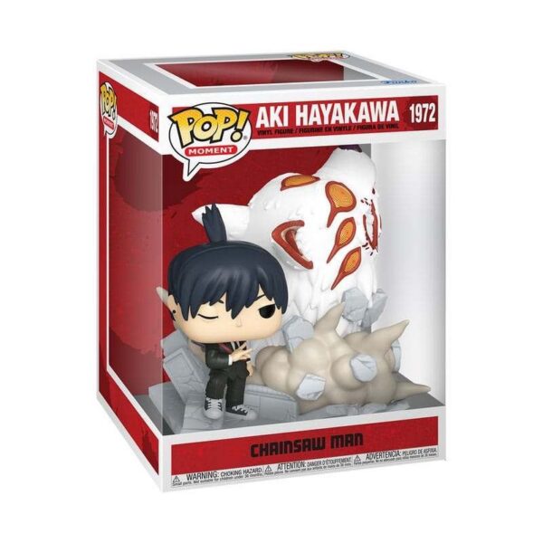 Виниловая фигурка POP Moments «Chainsaw Man» — Aki (Fox Devil), 9 см