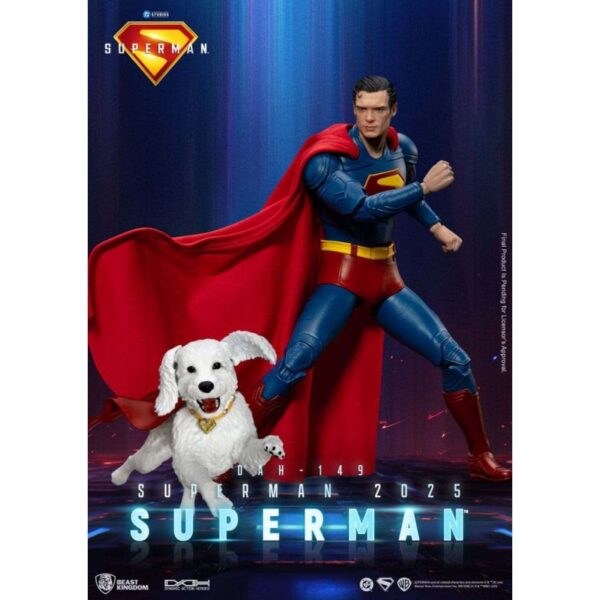 Фигурка Супермена (2025) — Superman & Krypto, 21 см