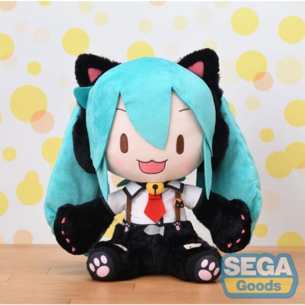Hatsune Miku Project Diva Arcade Future Tone Fuwa Petit pehme Figuur Hatsune Miku kassikostüümis, LL-suurus, 30 cm