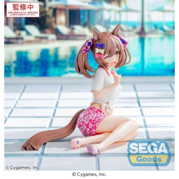 Uma Musume Pretty Derby Yumemirize PVC Statue Smart Falcon Gaze on Me! 14 cm