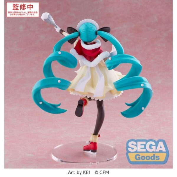 Character Vocal Series 01: Hatsune Miku Luminasta PVC Figuur — Hatsune Miku, jõuluversion 2025, 20 cm