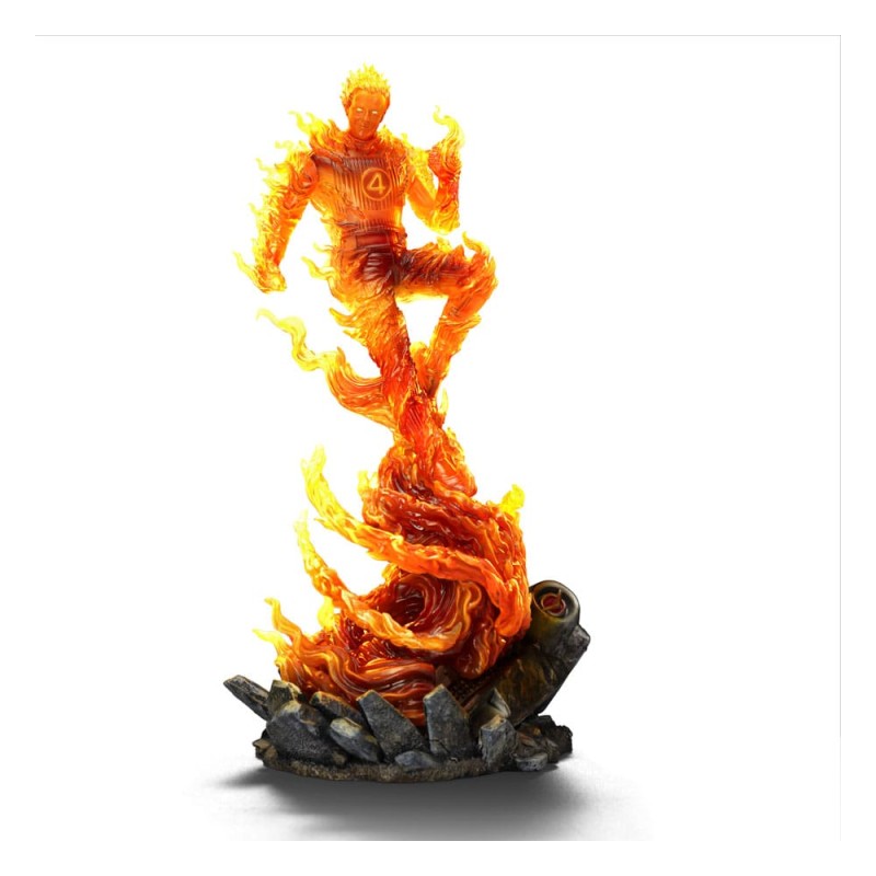 Статуэтка Fantastic Four Art Scale 1/10 — Человек-факел, 30 см