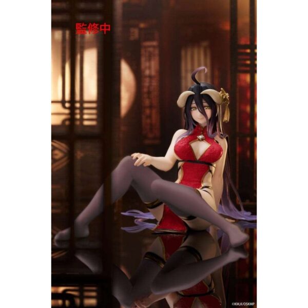Overlord PVC Statue Desktop Cute Figure Albedo Chinese Dress Ver. Renewal 13 cm