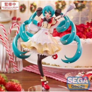 Character Vocal Series 01: Hatsune Miku Luminasta PVC Figuur — Hatsune Miku, jõuluversion 2025, 20 cm