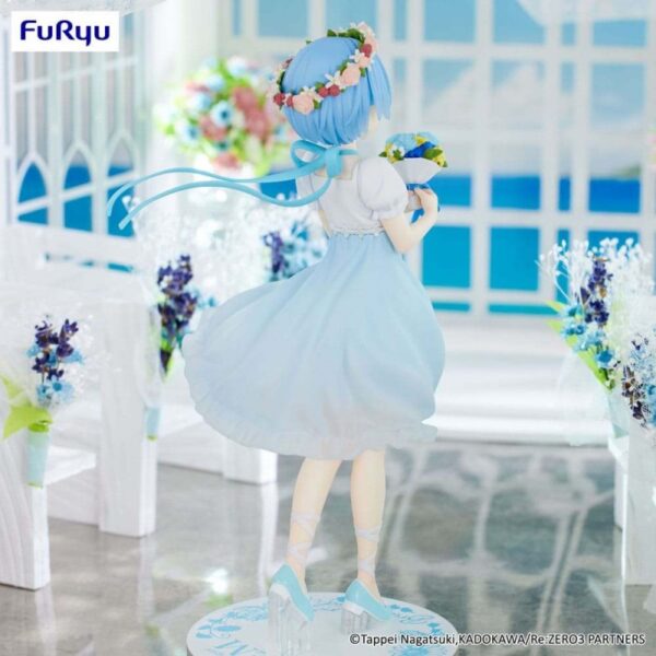 Re:Zero Starting Life in Another World Trio-Try-iT PVC Figuur — Rem, pruutneitsi, 21 cm