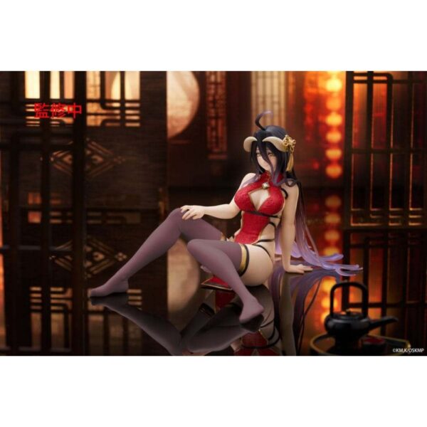 Overlord PVC Statue Desktop Cute Figure Albedo Chinese Dress Ver. Renewal 13 cm