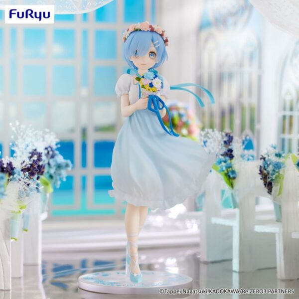 Re:Zero Starting Life in Another World Trio-Try-iT PVC Figuur — Rem, pruutneitsi, 21 cm