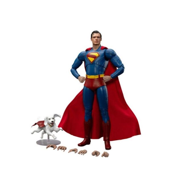 Фигурка Супермена (2025) — Superman & Krypto, 21 см
