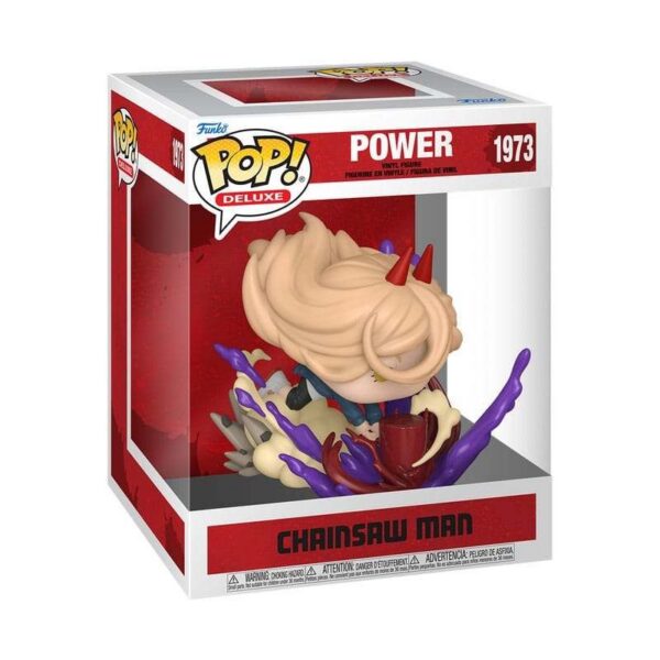 Виниловая фигурка POP! Deluxe по аниме «Chainsaw Man» —  Power (Blood Mallet), 16 см