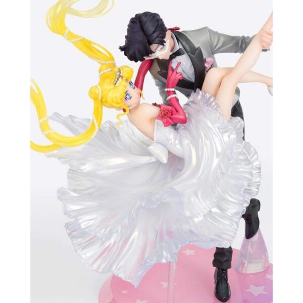 Sailor Moon FiguartsZERO Chouette PVC Figuur — Usagi & Tuxedo Mask: Moonlight Glow Edition, 24 cm