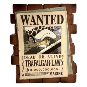 One Piece mündikassa — Law Wanted