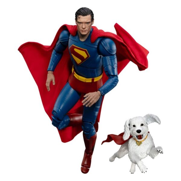 Фигурка Супермена (2025) — Superman & Krypto, 21 см
