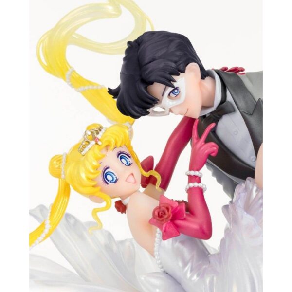 Sailor Moon FiguartsZERO Chouette PVC Figuur — Usagi & Tuxedo Mask: Moonlight Glow Edition, 24 cm