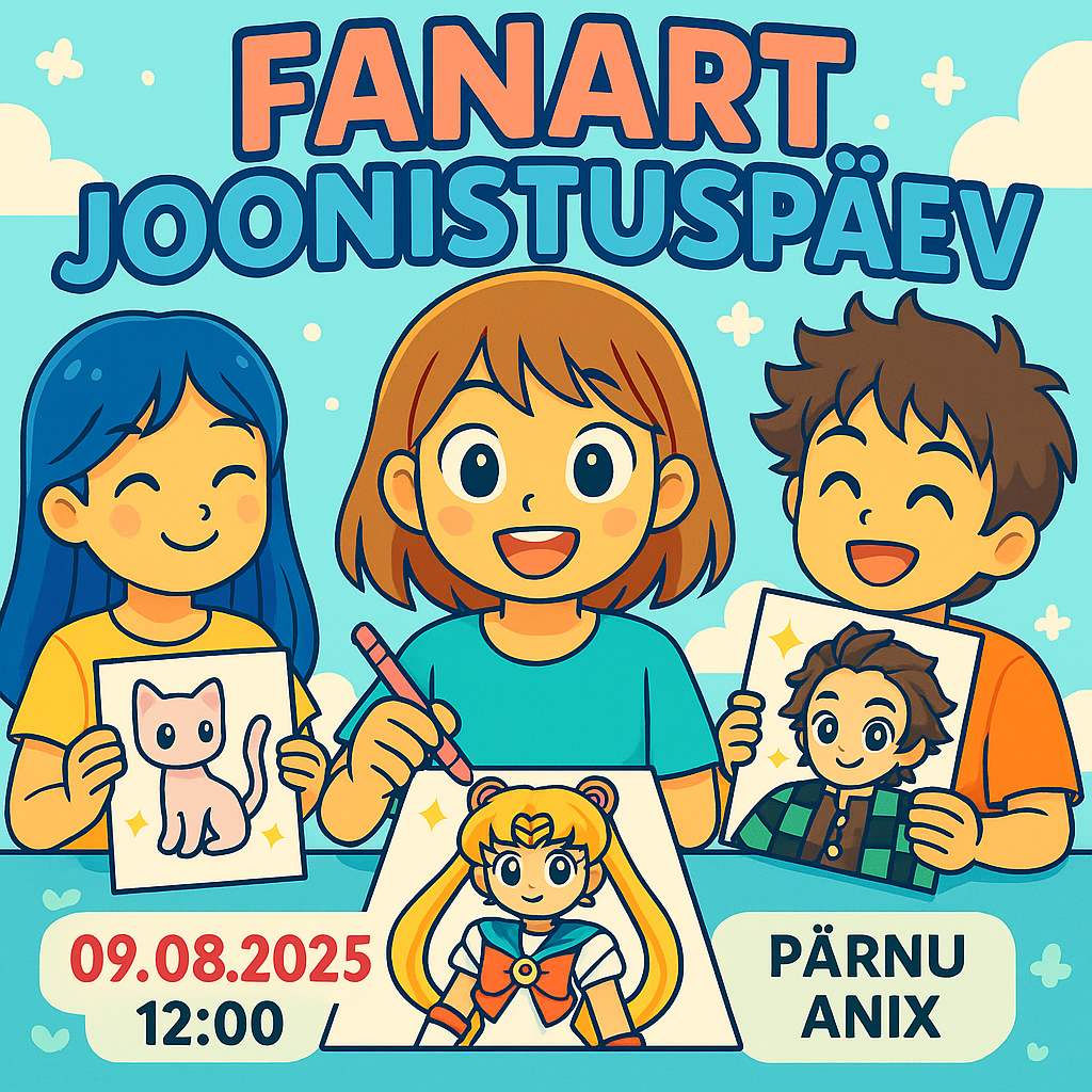 FANART Drawing Day at Pärnu Anix 10.07.2025