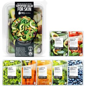 Farmskin Superfood For Skin Facial Sheet Mask Avocado Set