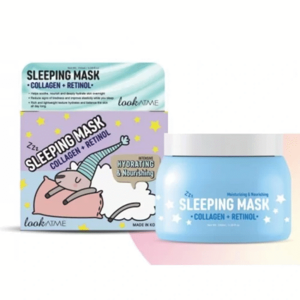 LookAtMe Collagen + Retinol Sleeping Mask Night Face Mask with Collagen and Retinol 100ml