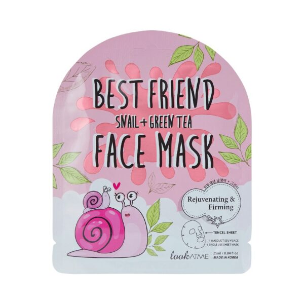 LookATME Tencel Snail + Green Tea Face Mask 25ml