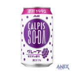 Asahi Calpis Grape Soda Can, 350 ml