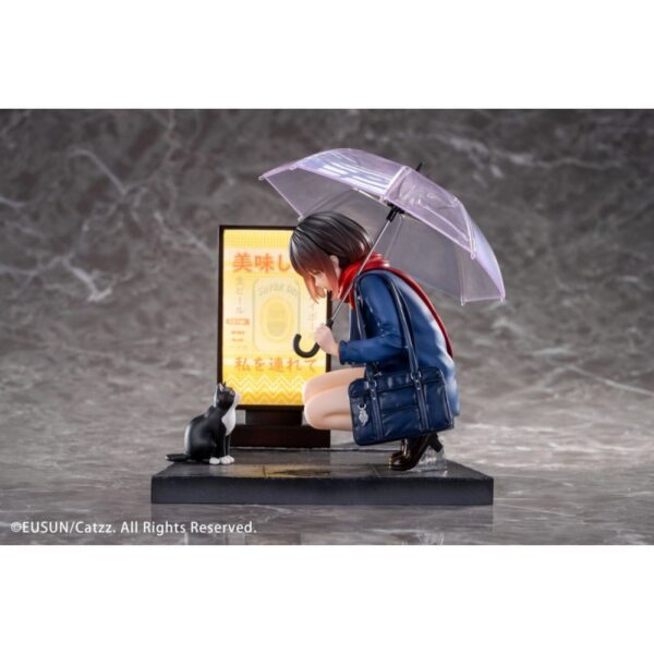 Original Character Statue 1/7 Rainy Day - Meeting Illustrated by Catzz 16 cm