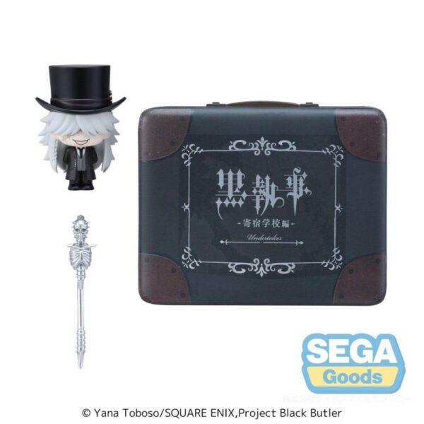 Black Butler: Boarding School Arc Petite World Memories Figuur Undertaker (EX) 8 cm