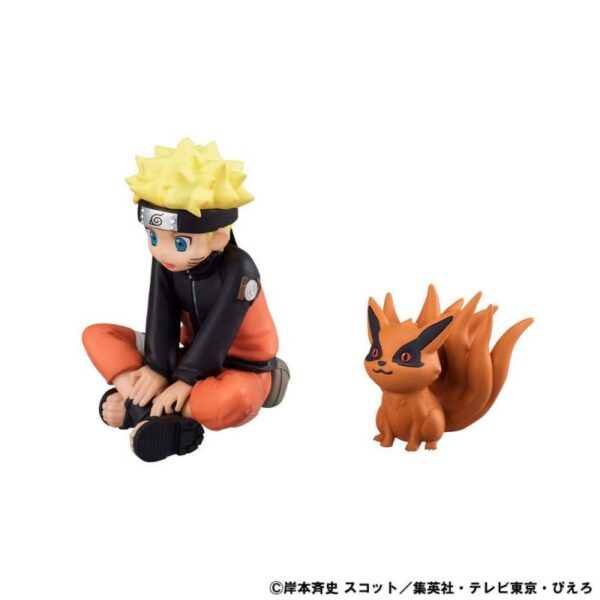 Naruto Shippuden Gaiden G.E.M. Series PVC Statue Naruto Uzumaki & Biju Set 7 cm