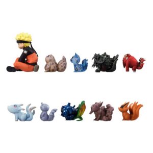 Naruto Shippuden Gaiden G.E.M. Series Figuur Naruto Uzumaki & Biju komplekt 7 cm
