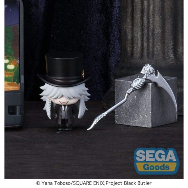 Black Butler: Boarding School Arc Petite World Memories Figuur Undertaker (EX) 8 cm