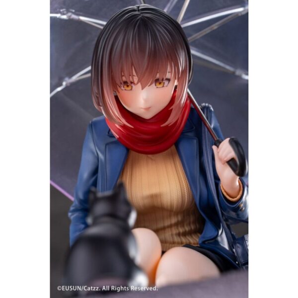 Original Character Statue 1/7 Rainy Day - Meeting Illustrated by Catzz 16 cm
