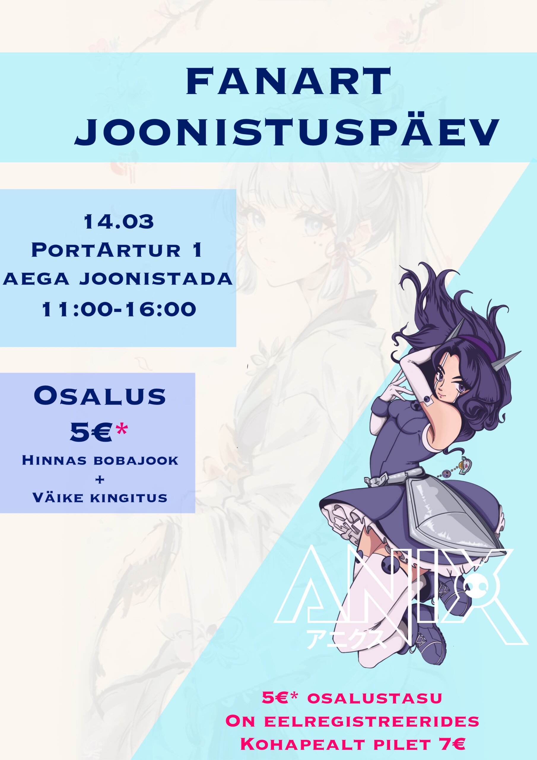 FANART День рисования в Pärnu Anix 10.07.2025