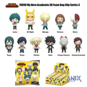 My Hero Academia 3D PVC Bag Clips Series 3 Display (Random)
