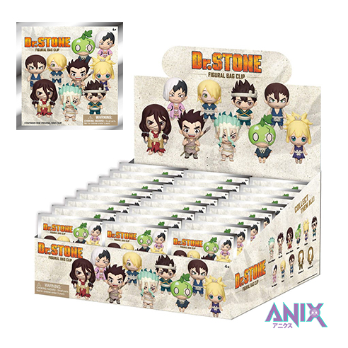 Dr. Stone 3D PVC Bag Clips Series 1 Display (Random)