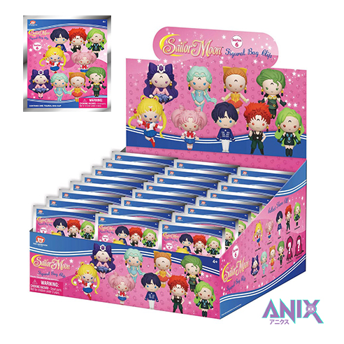 Sailor Moon 3D PVC Bag Clips Series 6 Display (Random)