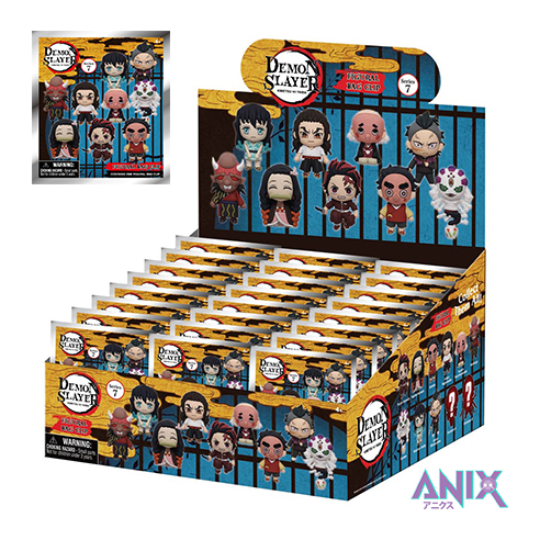 Demon Slayer 3D PVC Bag Clips Series 7 Display (Random)