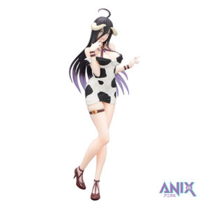 Overlord Trio-Try-iT PVC Statue Albedo Mini Dress Cow Pattern Ver. 21 cm