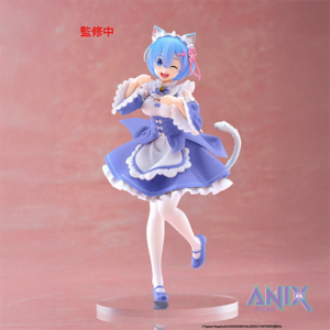 Re:Zero Starting Life in Another World Coreful PVC Statue Rem Cat Maid Ver. Renewal 18 cm