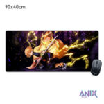 Mousepad 90x40 cm, Zenitsu Agatsuma, Kimetsu no Yaiba, Demon Slayer
