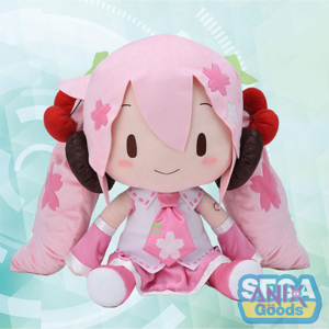 Character Vocal Series 01: Hatsune Miku Fuwa Petit Плюшевая Фигурка Sakura Miku Dodeka Jumbo 50 см