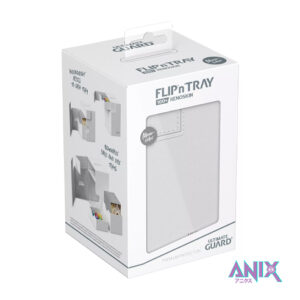 Card case Ultimate Guard Flip`n`Tray 100+ XenoSkin Monocolor White
