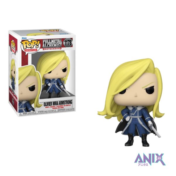 Fullmetal Alchemist" Brotherhood POP! Olivier Armstrong Figure, 9 cm