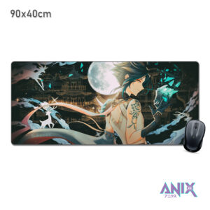 Hiirematt 90×40 cm, Xiao, Genshin Impact