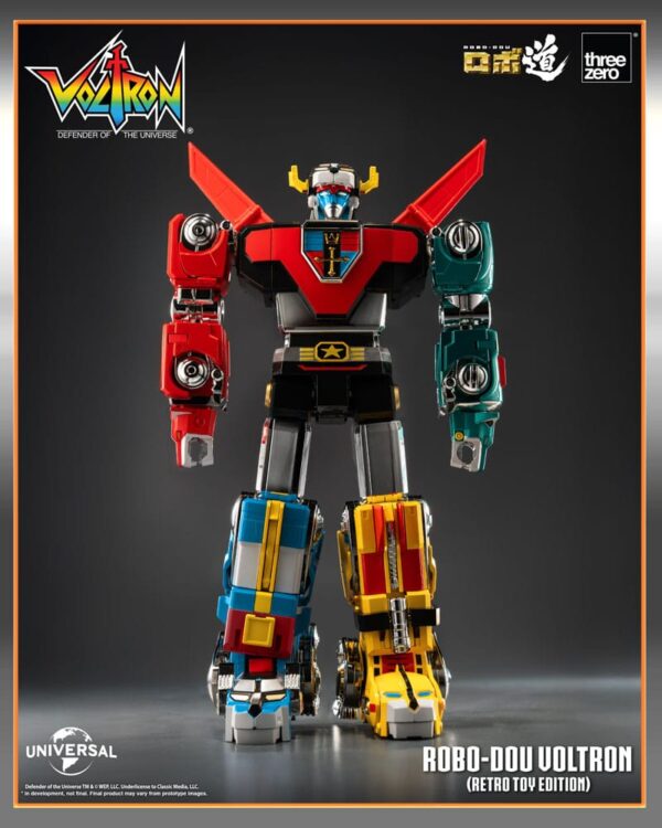 Voltron: Voltron Retro Toy Edition 27 cm: Universumi kaitsja Robo-Dou Action Figure Voltron Retro Toy Edition 27 cm
