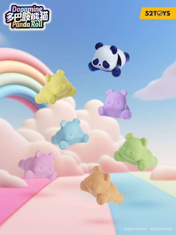 Panda Roll Blind Box Figuuride sortiment Dopamiini Pandad 3 cm (6)