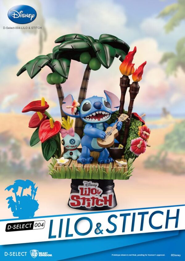 Disney D-Stage PVC dioraam Stitch 14 cm