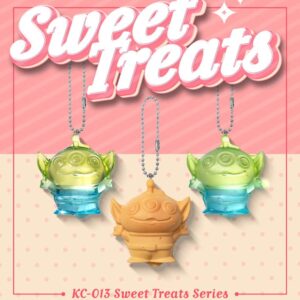 Pixar Sweet Treats seeria võtmehoidjad 3-pakk 4 cm