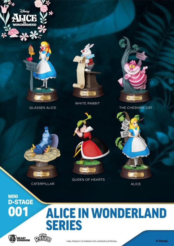 Alice Imedemaal Mini Dioraama Lava kuju 6-pack 10 cm