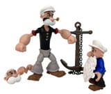 Popeye tegevusfiguur Wave 02 Poopdeck Pappy