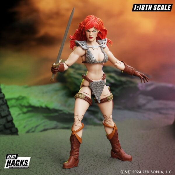 Red Sonja kangelane H.A.C.K.S. Action Figure Red Sonja