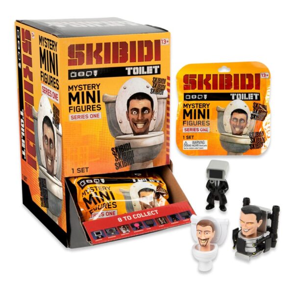 Skibidi WC minifiguurid 6 cm Series 1 Display (24)